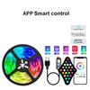 APP 5050 RGB Bluetooth Led Bar Light 1M-30M DC 5V USB Led Bar TV Подсветка Украшение комнаты Светодиодная лента Диод Гибкая неоновая лампа для спальни