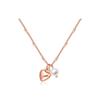 Dieuamour 14Kgp Muriel Heart Pearl Necklace