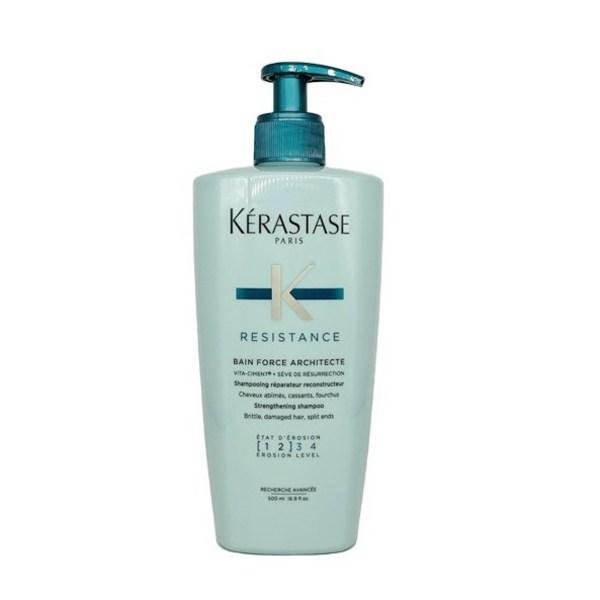 ЛУЧШИЙ) Премиальный шампунь Kérastase Bang Force Architect Shampoo для восстановления поврежденных волос, 1 шт, 500 мл