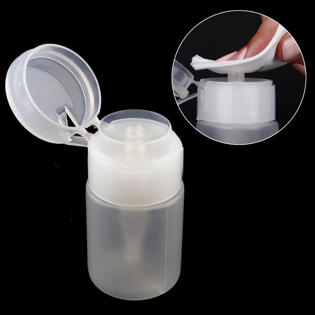 60 мл бутылка для воды для снятия макияжа трехцветные инструменты для наращивания ногтей пустая бутылка для дезинфекции средства для снятия макияжа гидравлическая бутылка