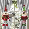 Christmas Cartoon Doll Curtain Buckle Plush Elf Boy/Girl Curtain Tieback Hold Back Fastener
