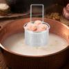 3.94x6.5 in Mesh Basket Kitchen Tools Hot- pot Mesh Net Basket Strainer Stainless Steel Mesh