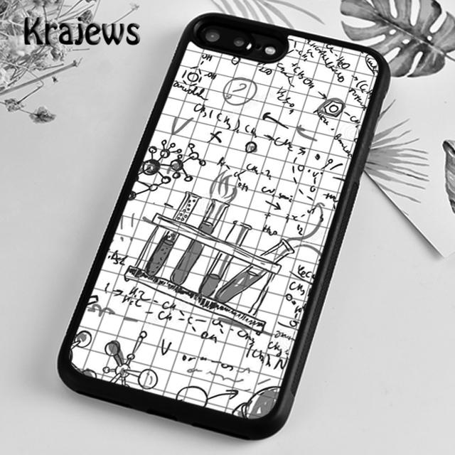 Чехол для телефона с рисунком Химия Математика Для iPhone 17 Air 16 15 14 plus 12 13 pro max coque Shell Fundas