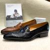 Модные мужские лоферы-пенни из натуральной кожи ручной работы с кисточками, слипоны, туфли для платья для свадьбы, банкета, повседневной носки, деловая обувь