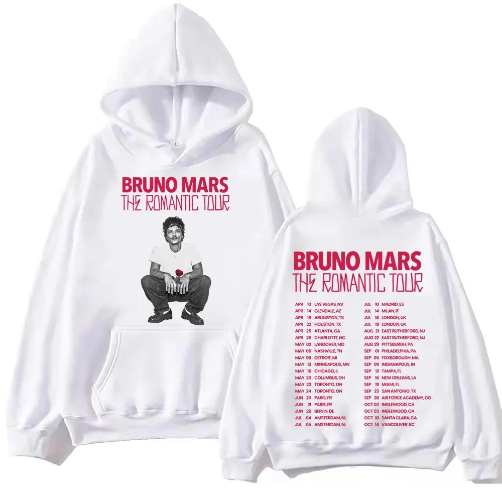 Худи Bruno Mars The Romantic Tour 2026 Мужское Женское Харадзюку С Длинным Рукавом Толстовка Свитшот Подарок