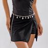 Imitation Pearl Pearl Beads Irregular Baroque Style Multilayer Pearl Chain Choker Dual-use Minimalist Body Chain Beach Vacation