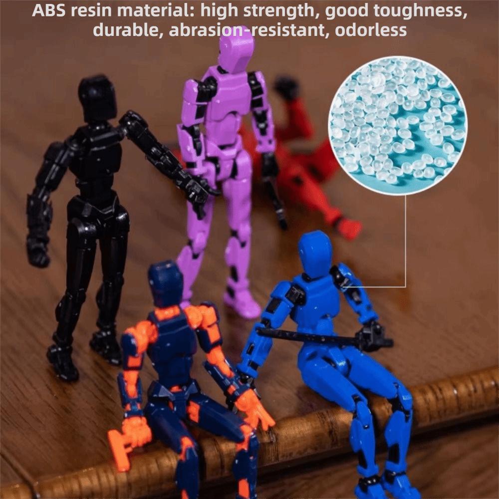 Poseable Model Multi-Jointed Robot Multi Joint Mobile Movable Doll Collectible Display