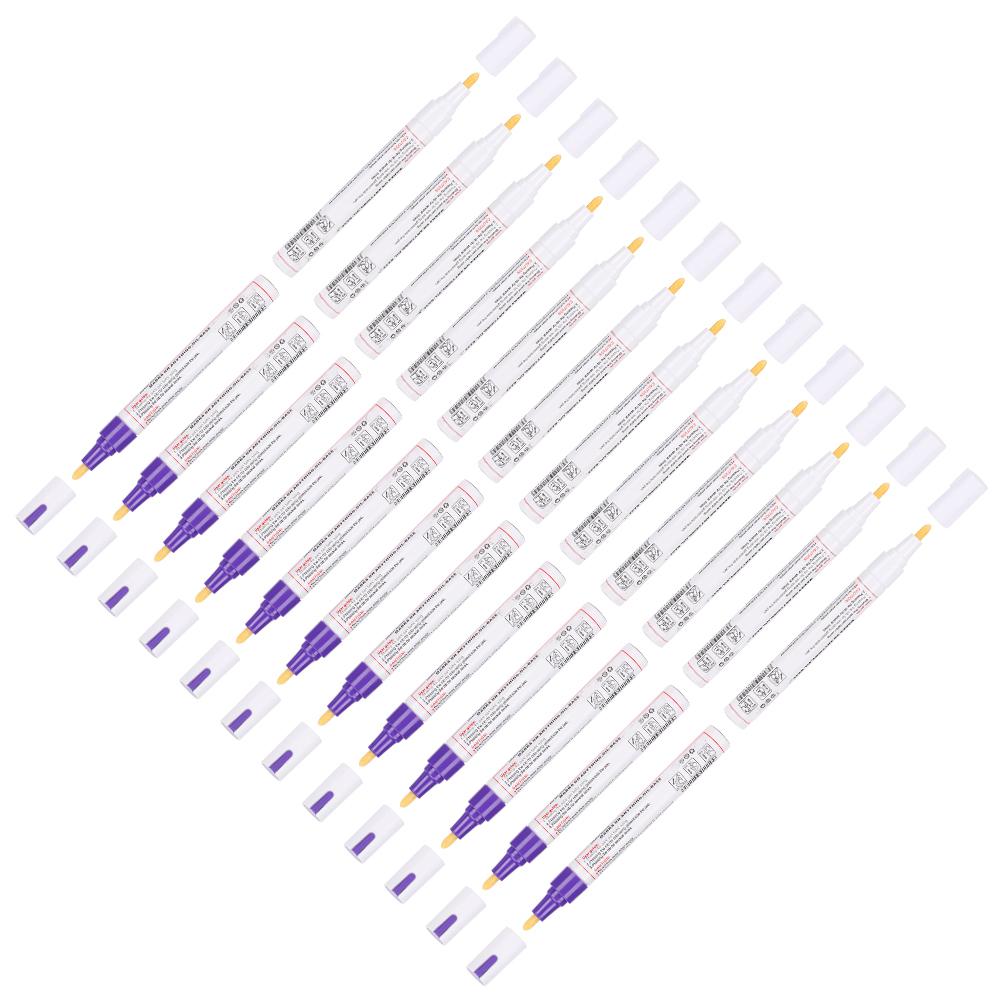 2 коробки стержни для маркера-краски Заправка Заметка Проверка шин автомобиля Ремонт Масло Водонепроницаемый Постоянный Маркер-знак