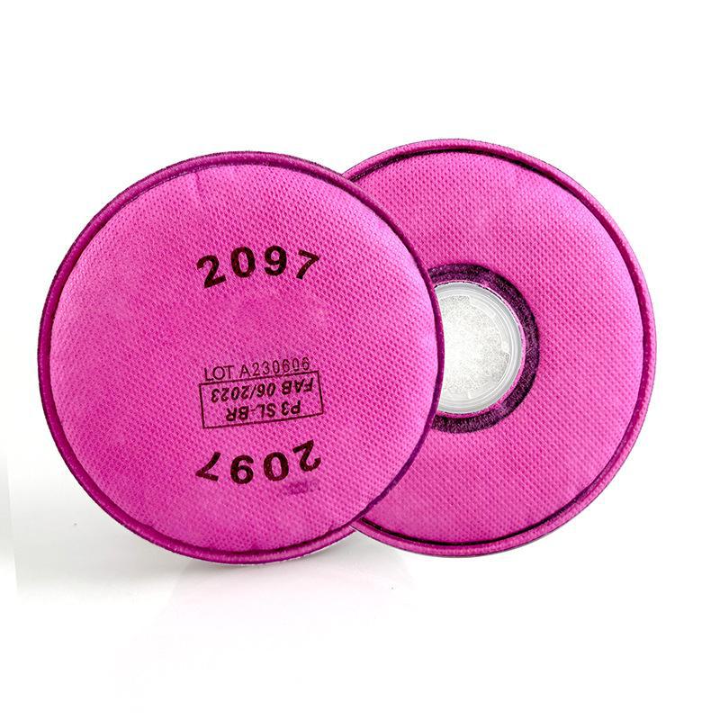 Промышленный противогаз Puda 410 - Защита от органических паров, химикатов, распыляемой краски и пыли (Модель 6200)