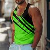 Mens Summer Surf Beach Tank Top  Casual Breathable Sleeveless Top Loose Print Tank Top