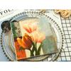 20pcs/Pac 33*33cm 2-Ply Disposable Party Napkin Floral Pattern