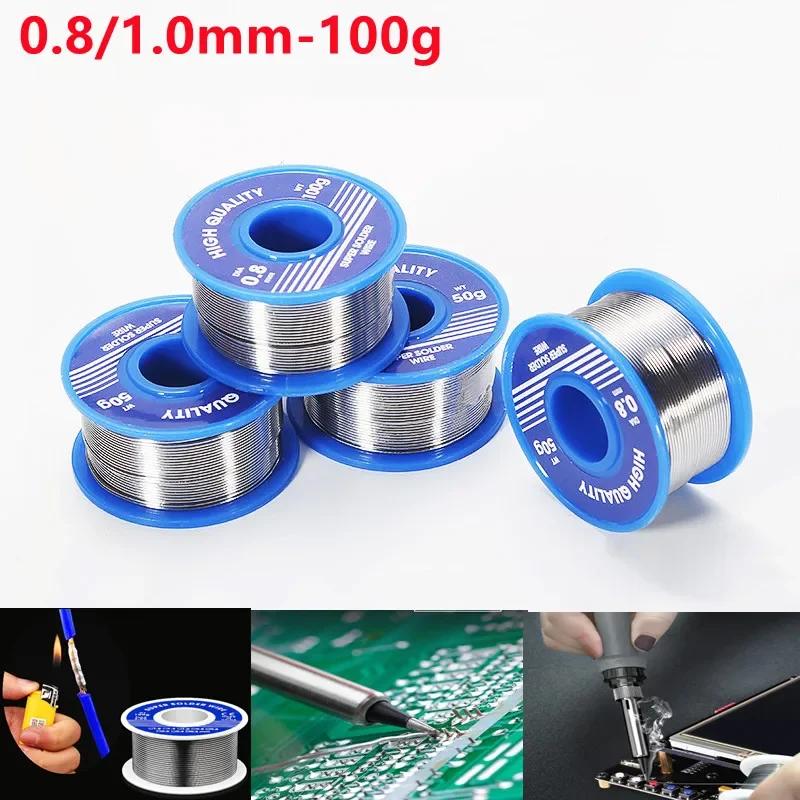 50/100G Tin Wire Soldering Wire with Flux Melt Rosin Core Solder Roll No-clean Electrical Repair Solder For Soldering