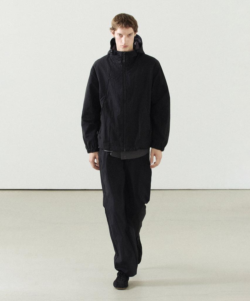 IL CORSO Toray Functional Hooded Jacket Black