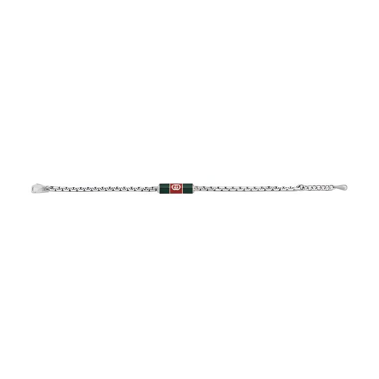 Gucci Personalized Design 925 Silver Enamel Bracelet Unisex bracelet 853846J89L0