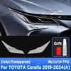 Для TOYOTA COROLLA E210 -2024 Защитная пленка для фар автомобиля Прозрачная черная пленка для фар Автомобильная наклейка на кузов из ТПУ Автоаксессуары