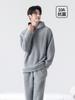 Men'S Pajamas, Half-Edge Fleece, Men'S Coral Fleece Loungewear Suit, Hooded Fleece, Thickened Hat, Can Be Worn Outside In Autumn And Winter