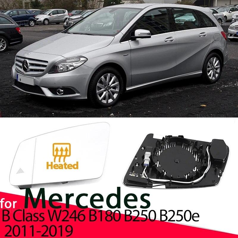 Электрическое широкоугольное зеркало с боковым подогревом для Mercedes-Benz B Class W246 B180 B250 B250e 2011-