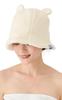 Valeria Sauna Hat Fluffy Thick Towel Protects Your Hair from Water Can Be Worn Machine Comes with a Hook [valeria] [A Heat] Hat, Women's, Absorbent,