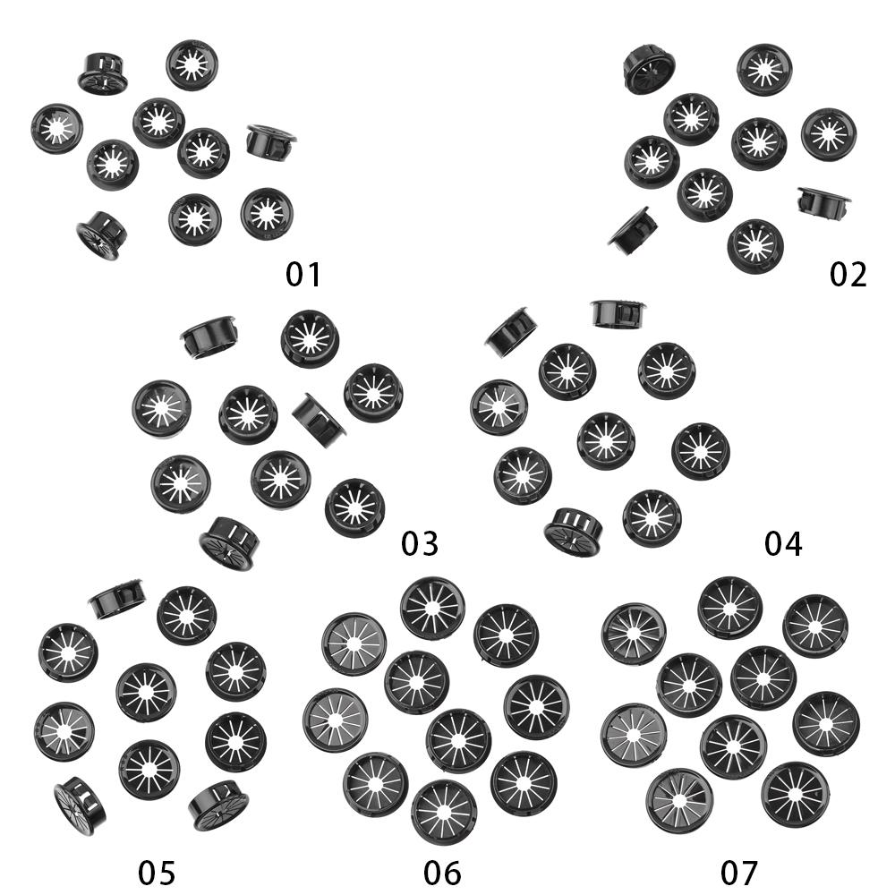 Line Organizer Cable Clamp Computer Grommet Desk Table Cable Fastener Wire Hole Cover Line Box