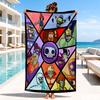 Vibrant Battle Zombies Beach Towel, Microfiber Beach Towel, Perfect For Pool, Beach, Travel, Home Decor Beach Party Fan gifts
