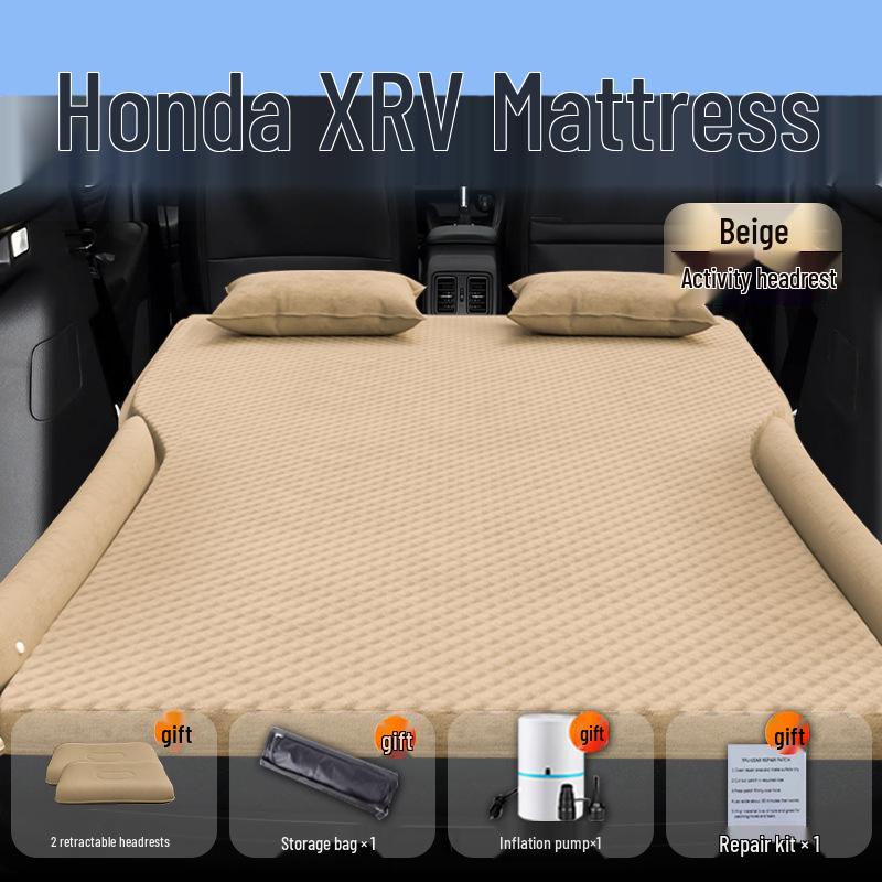 Крышка багажника/грузовой отсек Honda XRV: Надувной матрас и спальный коврик для заднего сиденья