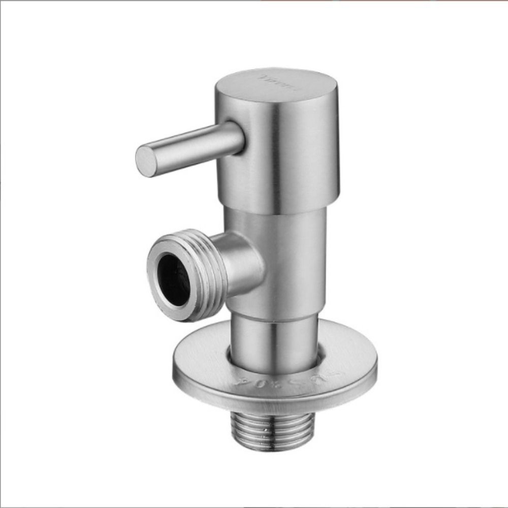 Stainless Steel Angle Valve Faucet Triangle Valve Long Service Inlet Water Stop Valve Kitchen
