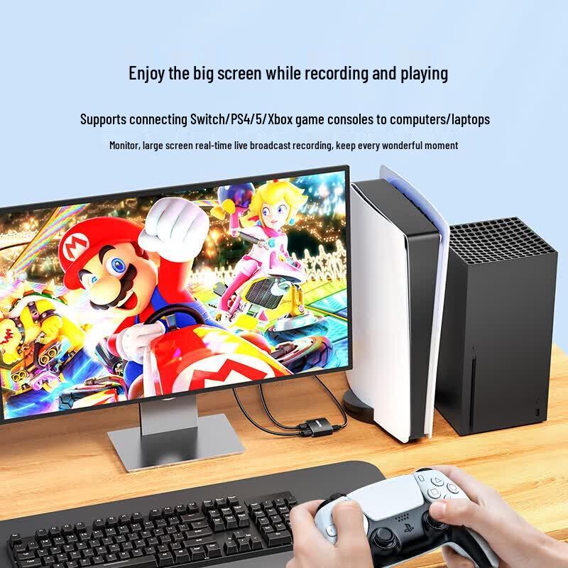 SAMZHE 4K HDMI карта видеозахвата с выходом на монитор (Loop Out)
