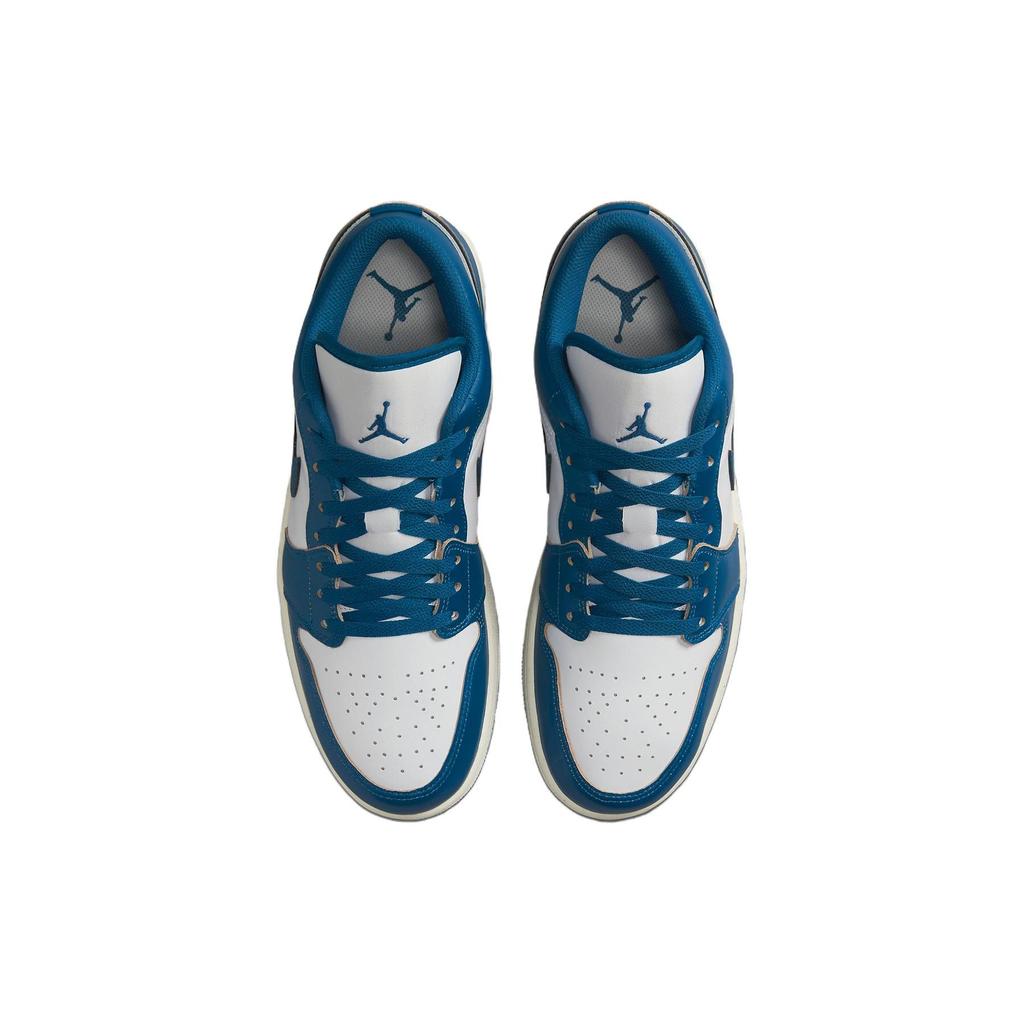 Air Jordan 1 Low SE Industrial Blue Men Sneakers White Blue-Grey Sail FN5214-141