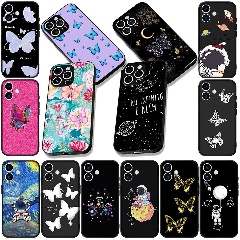 Cover for Motorola Moto E13 E20 E32 E22 G22 G23 G32 G60 G72 G7 G8 G82 G9 Plus Power Case Moon Stars Butterfly Sky Astronaut