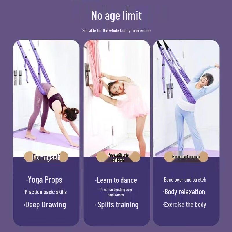 Aerial Yoga Hammock & Stretching Trainer