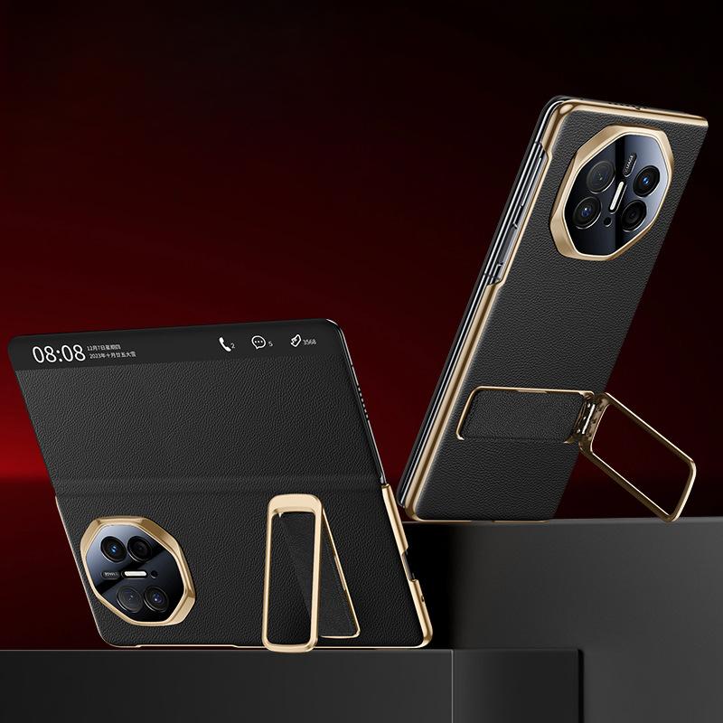 Подходит для чехла для мобильного телефона Huawei Matex5, браслета-подставки с вращением, коллекционной версии X6 с гальваническим покрытием, кожаного чехла для бизнеса и защиты от падений X3