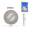 Silver Grinding Disc 2pcs 40/50/60mm Diamond Metal Hardness