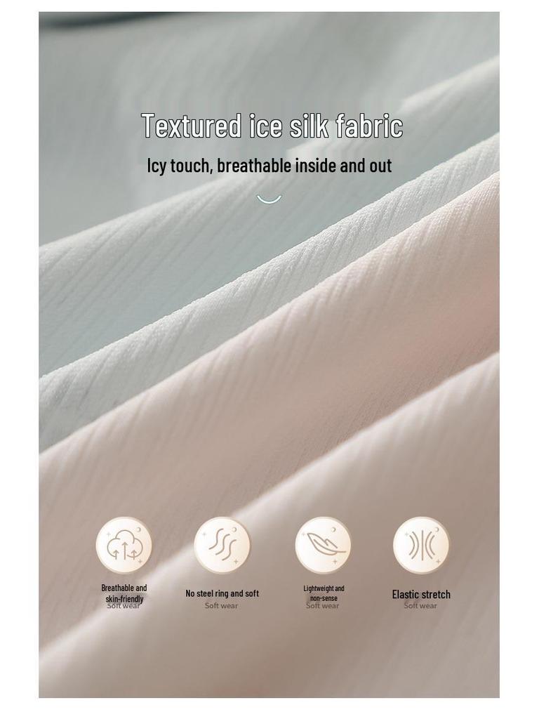 Ice Silk Girls' Training Bra - Junior High Sports Vest for Puberty