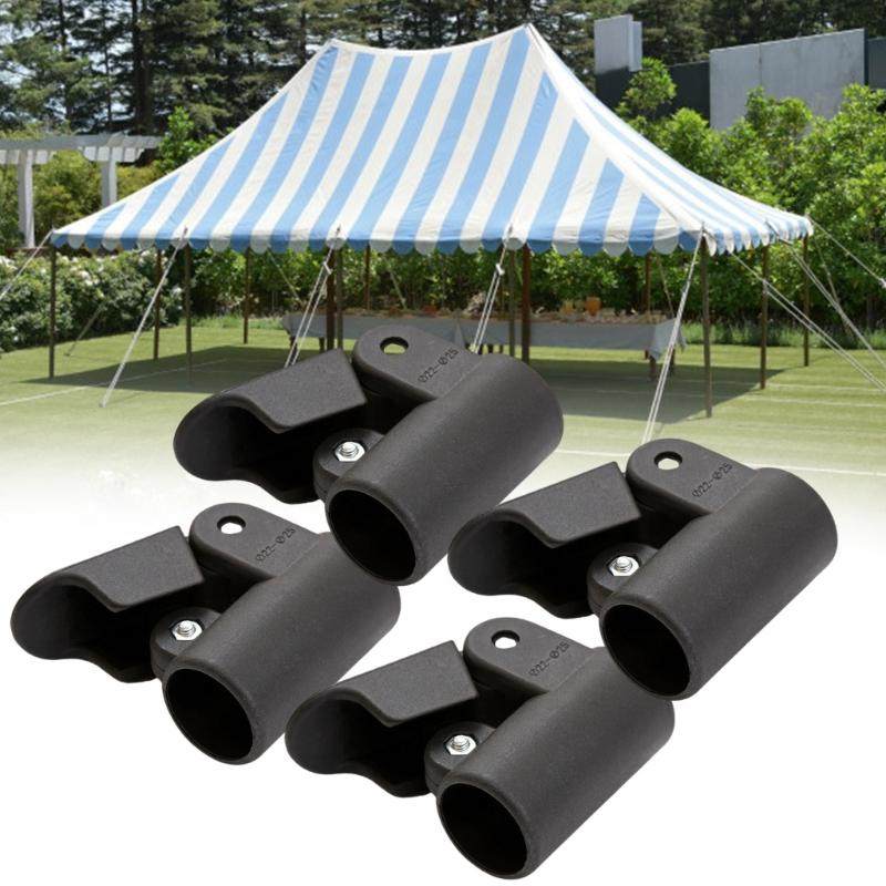 4 шт./компл. Соединитель для сборки палатки, Соединитель для поддержки дуг палатки, Адаптер для палатки, Аксессуары для уличной палатки для дуг кемпинговой палатки