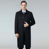 Removable Inner Liner Wool Coat for Men In Autumn and Winter, Long Middle-aged Daddy Coat for Men