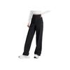 Anta Comfortable Casual Simple High-Waisted Solid Color Versatile Sports Long Pants Women Bottoms Black 162517508-4