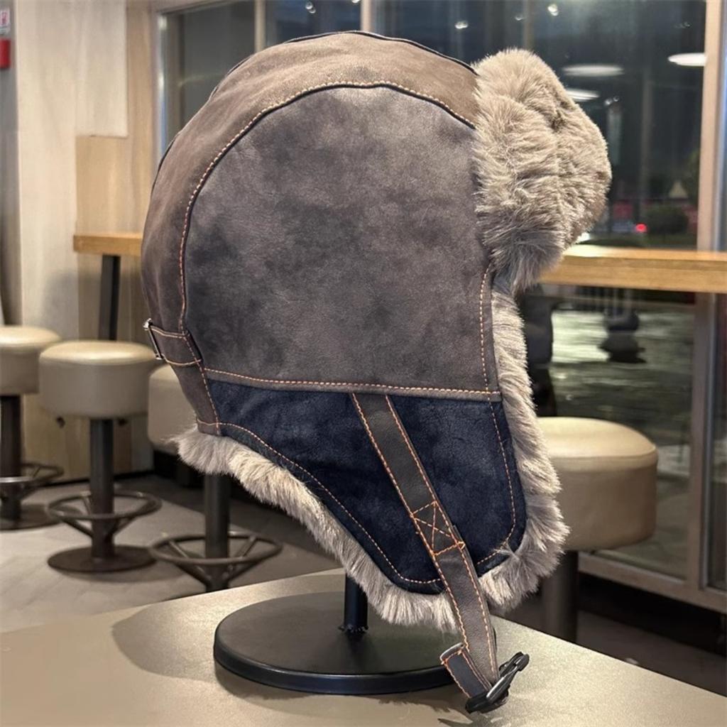 Winter Men's Winter Lei Feng Hat Korean Version Trendy Women's Ear Protection Hat Cat Embroidery Autumn and Winter Mask Hat