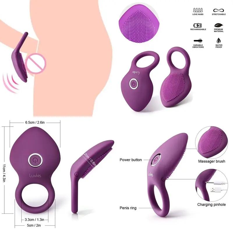Insertion Men's Adult Be Quiet Anal Extension Handsfree Penis Enlargement Sleeve Men's Ring Women Vibrator Objects For