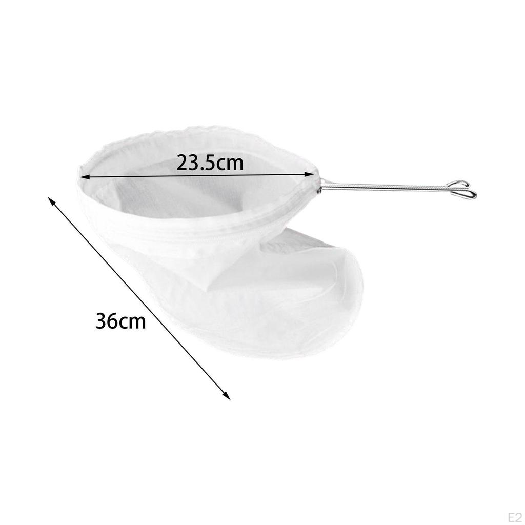 Ситечко для холодного кофе из марли, фильтр для чая с ручкой, фильтр-мешок для носков