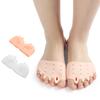 4 Pairs Silicone Toe Spacers for Plantar Fasciitis Bunions Metatarsal Yoga Cushion Therapeutic Stretchers for Comfort Support
