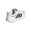 Adidas Tensaurs Switch Cf Comfortable Durable Low Top Kids Skate Shoes Kids Skate Shoes White Black Gray JQ4765
