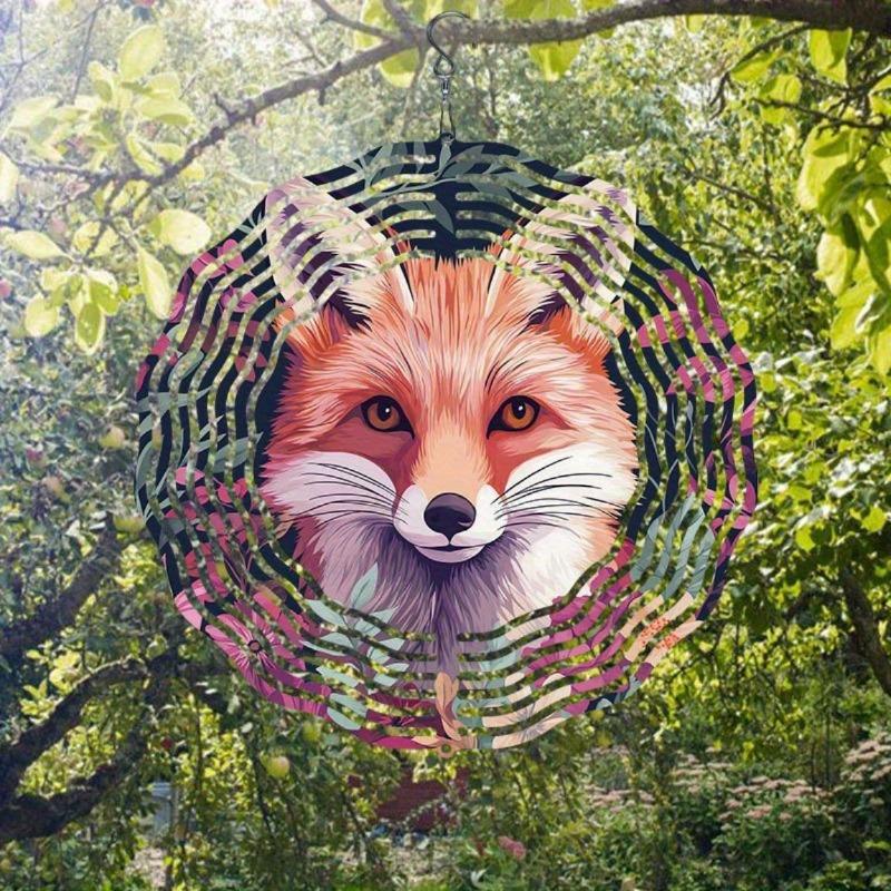 10-дюймовый подвесной ветряной спиннер с крючком на 360 градусов для декора балкона и сада, весенне-летнее уличное украшение