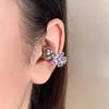 Chic 2Pcs Earrings with Shining Rotating Flower Blossoms for Sophisticated Look