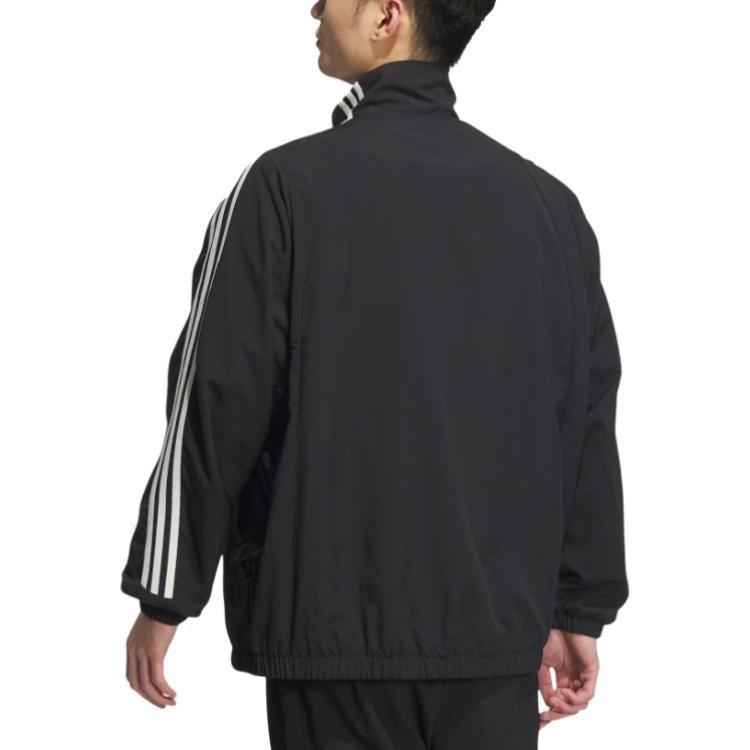 adidas Куртка с 3 полосками Унисекс Черная JI6646