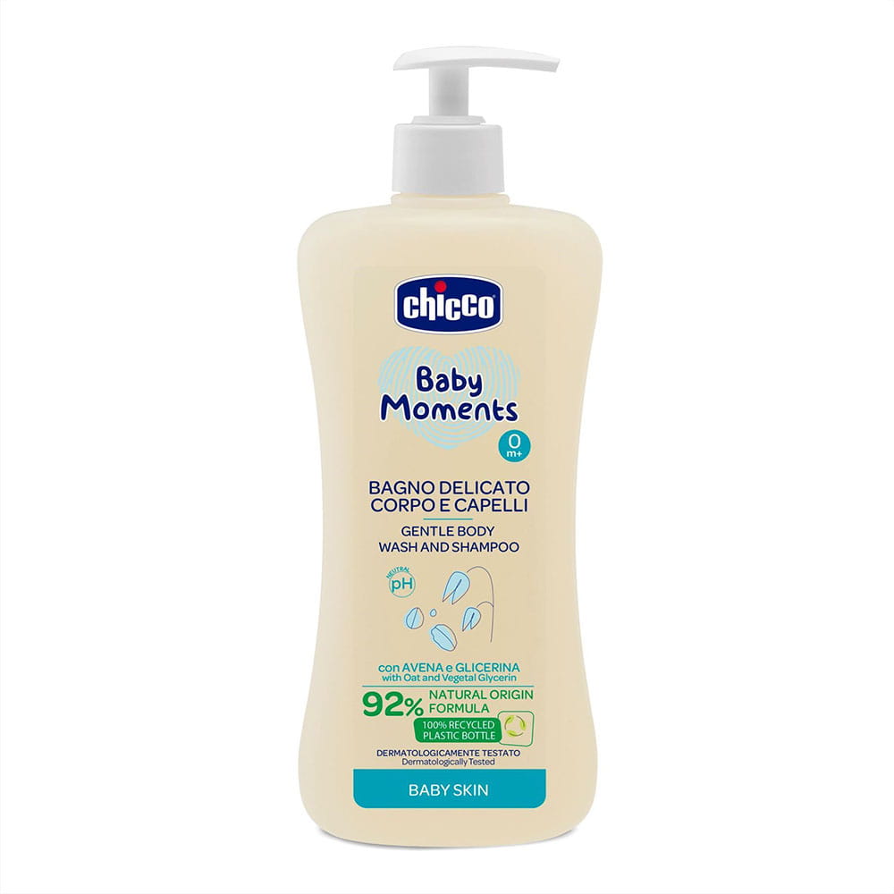 Chicco Gentle Baby Wash for Body and Hair 500ml