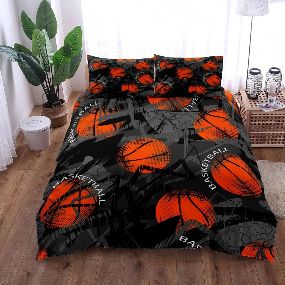 Fantastic Basketball Duvet Cover Set Single Double King Twin Full Queen Bed Linen Set UK US Size