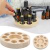 Wooden Essential Oil Nail Polish Display Stand Multi-Tier Storage Organizer for Desk Bathroom Countertop Vanity Space-Saving Vanity Stand