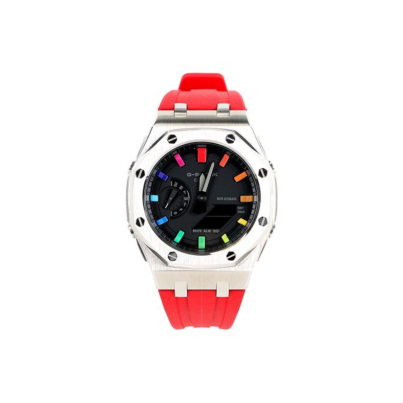 Casio Унисекс 44-миллиметровые черные часы GA-2100-1A1(Часы1--)