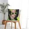 Billies Eilishs Pillowcase Soft Polyester Cushion Cover Decorations Pillow Case Cover Seater Zippered 18''