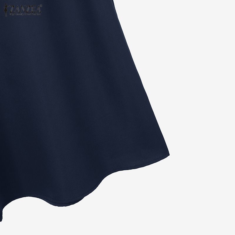 ZANZEA Женская блузка с длинным рукавом в стиле пэчворк и длинная юбка, повседневные костюмы-двойки